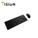 2B (KB443) Combo Keyboard and Mouse Wireless – Black (1)