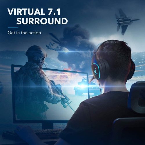 Anker Virtual 7.1 Soundcore Strike 3 Gaming Headset – Black (1)